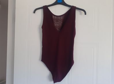 Maroon Bodysuit (Stradivarius XS)