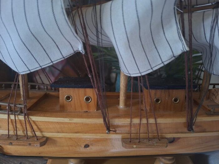 Vintage wooden ship