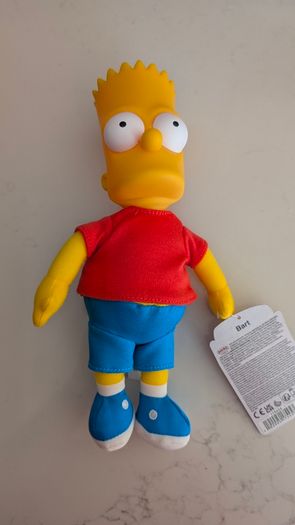 The Simpsons Plush Toys - Homer, Bart or Lisa - 25cm