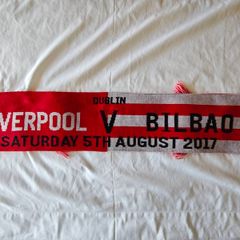 Liverpool vs Athletic Bilbao Match Scarf Dublin 2017 - LFC Liverbird - Half and Half Scarf
