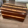 antique travel chest Image 4