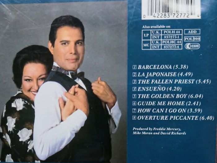 Freddie Mercury & Montserrat Caballe - Barcelona CD