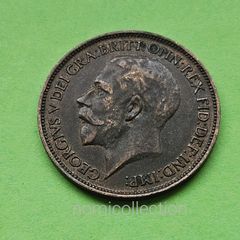 United Kingdom 1923 year Bronze Half Penny.
