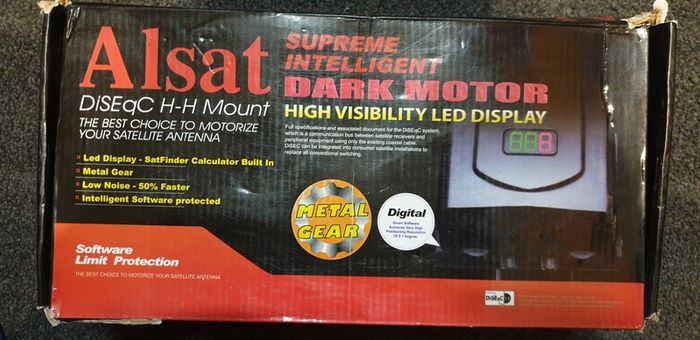 Digital LED All Metal Gearing DiSEqC Satellite Dish Motor