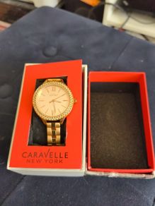 Caravelle ladies watch pink