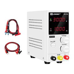 4-Digit LED Display DC Power Supply Variable, 0-30 V / 0-10 A, 4-Digital LED Display