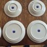 Vintage Blue & White Willow Pattern Plates, Set of 8 (4 plates,4 saucers) Image 5