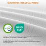 Double Mattresses 10.6Inch Hybrid Mattress Double Bed, Memory Foam Pocket Spring Mattresses Medium Firm Image 3