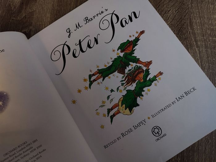 Peter Pan !  by J. M. Barrie ! 2015 ! by Orchard Books !