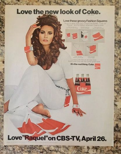 Coca Cola Endura Dynasty Raquel Welch Bangle Rare