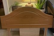 As New - Good Solid Double Bed Size Wooden Headboard - Can Deliver