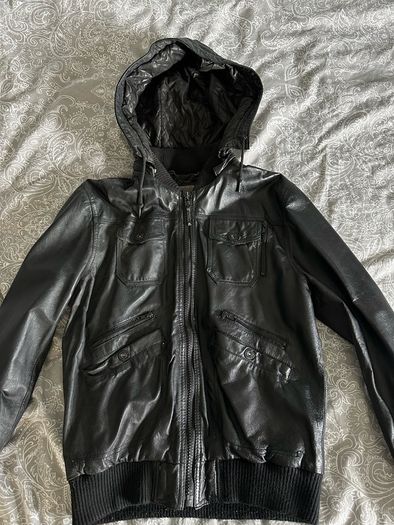 Black Faux Leather Jacket