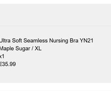 Momcozy Ultra Soft Seamless Nursing Bra, XL