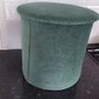 Vintage green pouffe Image 2