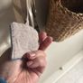 Christy haipur double velvet blue throw beige cotton reverse Image 4