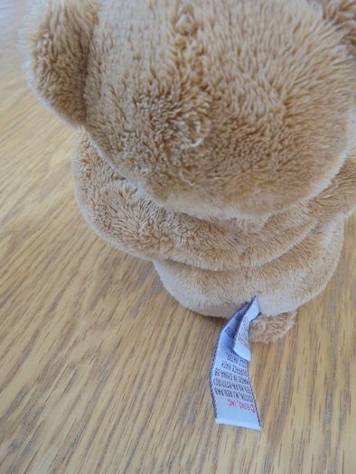 Cuddly "Gant" Brown Bear with Gold Star Winning Cup for Sale