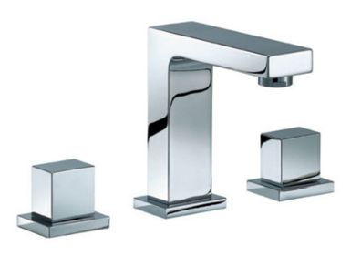 Mayfair Blox 3 Hole Bath Tap Set