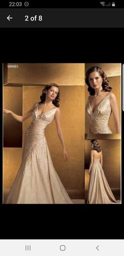 La Sposa Wedding Dress Champagne