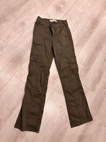 Hollister Cargo Trousers (khaki green)