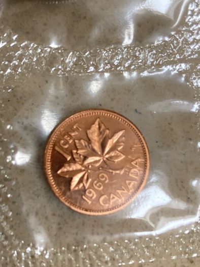 Canada 1969 Dollar Coin set mint