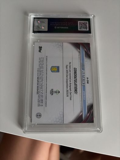 Signed And graded ollie watkins card