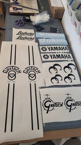 Drum decals / stickers