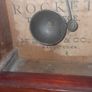 A Beautiful Antique Jerome Mantel or Cottage Clock in Architectural Hardwood Case Image 9