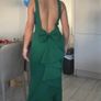 Green bow debs dress Image 3