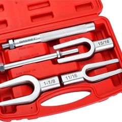 5-Piece Ball Joint Separator Tool, Pickle Fork Tool Set, Heavy Duty Tie Rod Removal Tool for Cars and Light Trucks, Ball Joint Remover for Pitman Arm Removal
