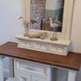 cream dresser hall table Image 5