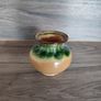 Vintage German Art Pottery Miniature Vase Image 4