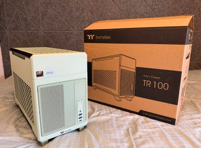 Thermaltake TR100 | Mini Tower | Super Compact | Matcha Green