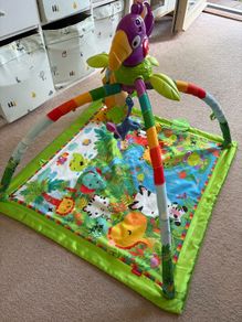 Baby play gym, rocking chair and toys