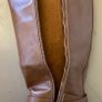 Long Tan Wedge Boots Image 4