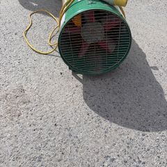Industrial induction fan for site work