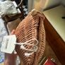 Olli Ella Shell Rattan Purse - Rose Image 3