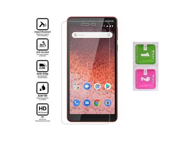 For Nokia 1 Plus Tempered Glass Premium Screen Protector Guard Film New - FHT10NTG