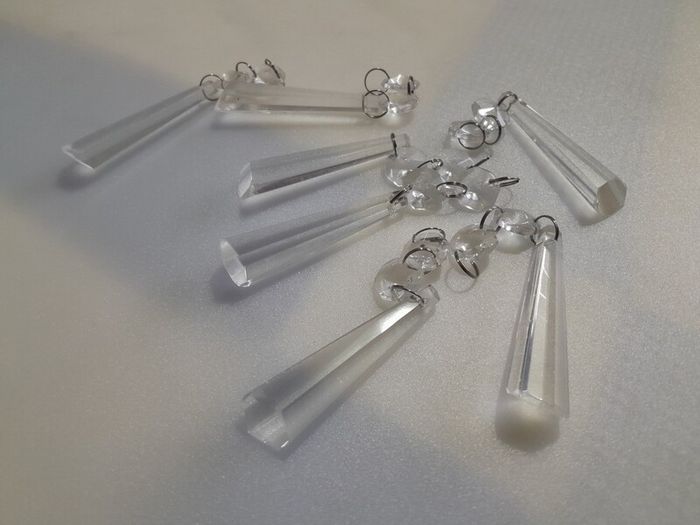 CHANDELIER - Icicle Pendant - Crystals 30 the Lot