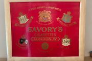 original large " Savory's "cig. Sign 1930s
