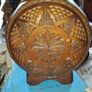 Beautiful Old Large Hand Carved Wooden Flask., Postage Available or Collection, Lots more Antiques and Collectables including Oil Lamps in my other ads, Image 2
