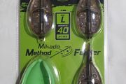 NEW - Size L - Set of (3x40g) Mikado Method Feeder "Douglas" Q.M.F. System + Mould - - Carp Tench Bream Feeder Method Pellet Dumbells Hybrid Roach