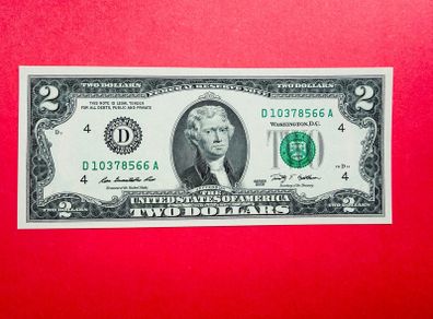 USA   2  Dollars   2009  Letter  ( D 4 )  CLEVELAND ( Uncirculated )
