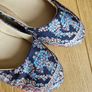 Navy Batu brand Flat shoes Made in Turkey Image 2