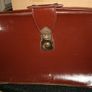 Vintage  Doctors Bag | Original 1960s Vintage Rich Tan Doctor's Bag/Briefcase,  Bag L-16,4" H-11,3" Image 5