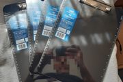 Tesco A4 Clipboard with Ruled Edges (cm and inches) and Hanging Hook