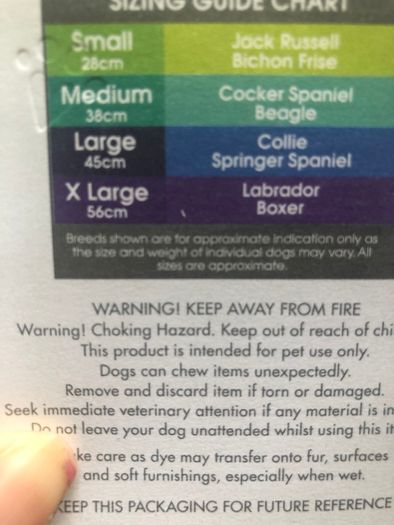 New X-Large Dog jumper