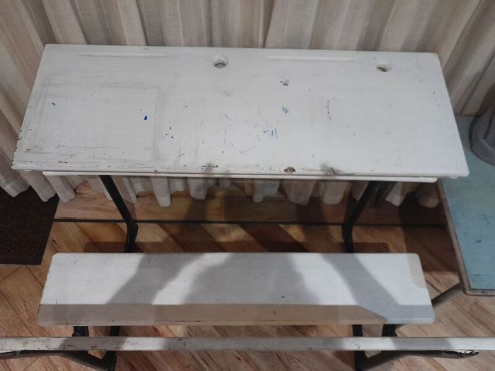 Vintage Old School Desk