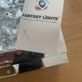 Modern luxury chrome & textured Ice glass wall sconce (brand new) Image 3