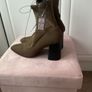 ankle boot sock boot size 40 khaki boot Image 3