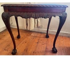 beautiful antique side table